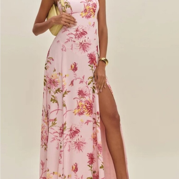 Reformation Pink Floral Maxi Dress - Picture 6 of 6